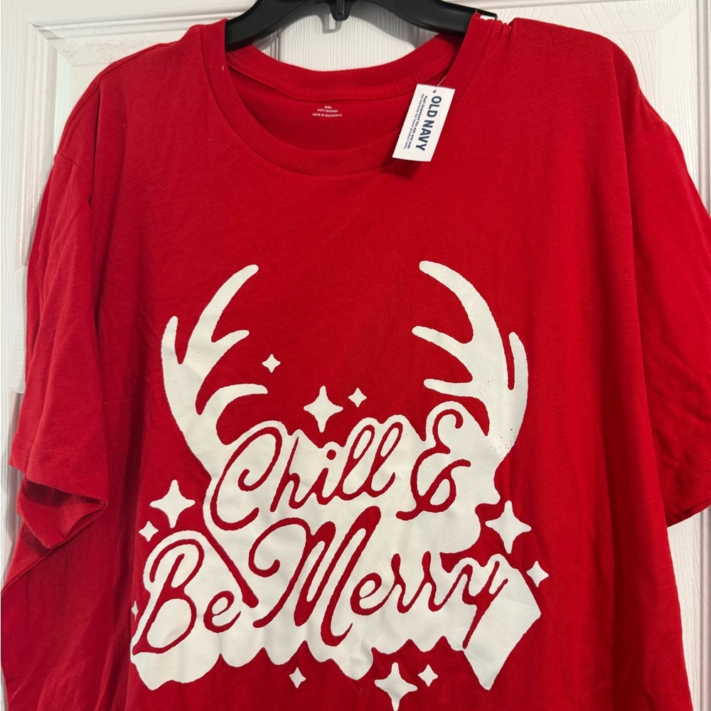 Old Navy Red Holiday Shirt